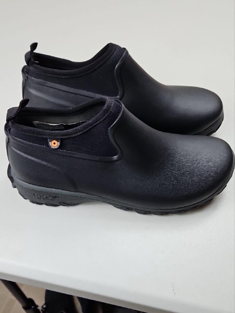 Bogs Bloom Sauvie Chelsea Women's Black Slip-On Waterproof Ankle Rain Mud Boots